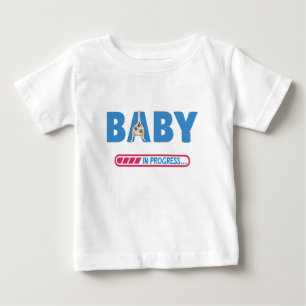 Camiseta Para Bebê Bebê em andamento cartão de visita T-Shirt