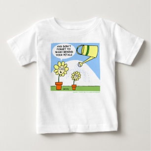 Camiseta Para Bebê Bebê engraçado Bathtime dos desenhos animados da
