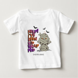 Camiseta Para Bebê Bebê engraçado ID683 alaranjado da mamã de