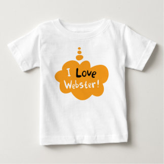 CAMISETA PARA BEBÊ BEBÊ EU AMO WEBSTER