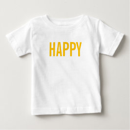 Camiseta Para Bebê Bebê feliz