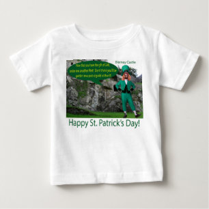 Camiseta Para Bebê bebê. Feliz Rua. Dia de Patrick.