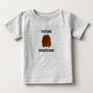 Camiseta Para Bebê Bebê futuro bigfoot do squatcher
