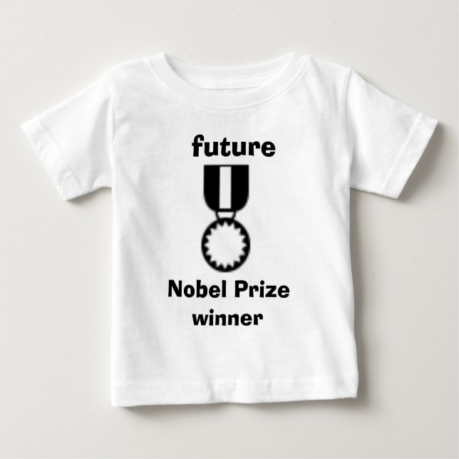 Camiseta Para Bebê Bebê futuro T do vencedor de prémio nobel (Frente)