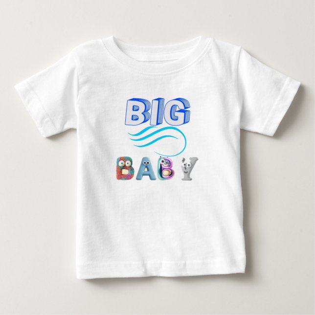 Camiseta Para Bebê bebê grande (Frente)