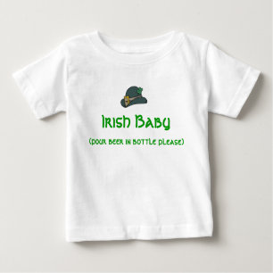 Camiseta Para Bebê Bebê irlandês