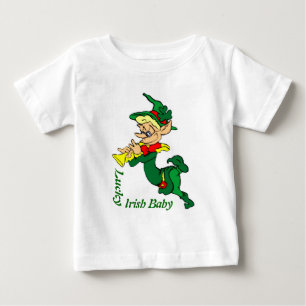 Camiseta Para Bebê Bebê irlandês afortunado