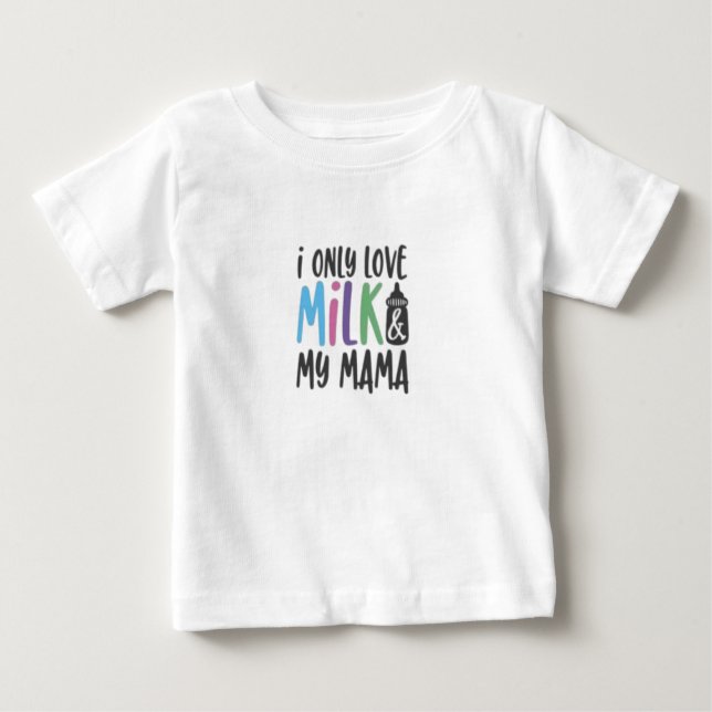 Camiseta Para Bebê "Bebê Jérsei Adorável com Slogan Chinês (Frente)