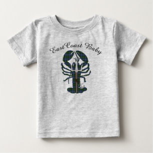 Camiseta Para Bebê Bebê Lagosta da Costa Leste Nova Scotia Halifax Ca
