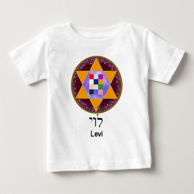 Camiseta Para Bebê bebê levi (Frente)
