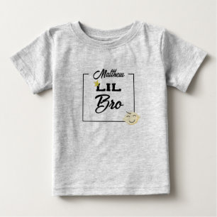 Camiseta Para Bebê Bebê Lil Personalizado Fofo Irmão