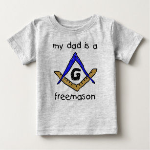 Camiseta Para Bebê Bebê maçónico - t-shirt
