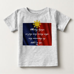 Camiseta Para Bebê bebê mamatay do sayo do dahil do ng do ANG
