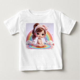 Camiseta Para Bebê Bebê Menina