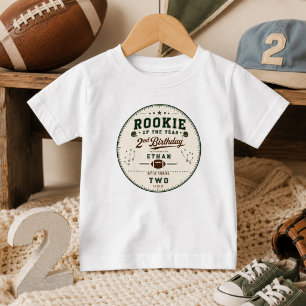 Camiseta Para Bebê Bebê menino de 2 anos de idade fazendo aniversário