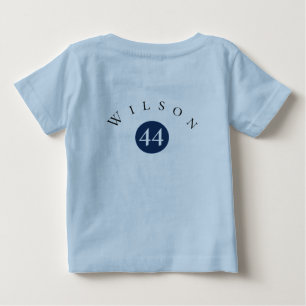 Camiseta Para Bebê Bebê Menino Jogador de Futebol