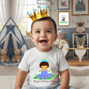 Camiseta Para Bebê Bebê menino real