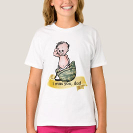 Camiseta Para Bebê Bebê militar