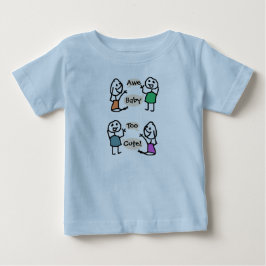 Camiseta Para Bebê Bebê Muito Bonito Roupa Orgânica por RoseWrites