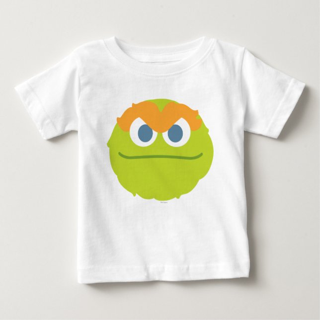Camiseta Para Bebê Bebê Oscar, o Grande Rosto (Frente)