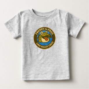 Camiseta Para Bebê Bebê ou Criança. Linn Valley. Camiseta Lakes com