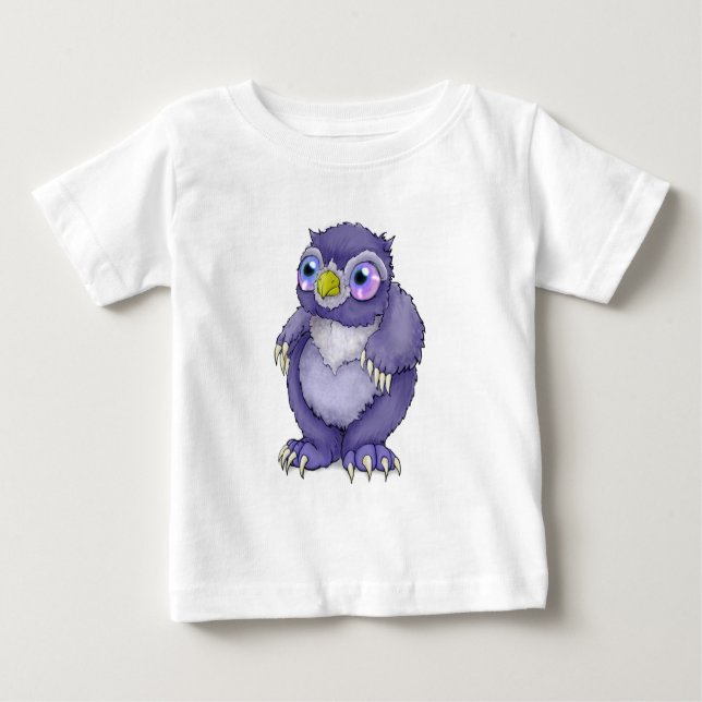 Camiseta Para Bebê Bebê Owlbear (Frente)