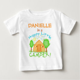 Camiseta Para Bebê Bebê Personalizado / Crianças Campanha de Verão T-