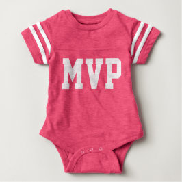 Camiseta Para Bebê Bebê personalizado MVP de futebol Jersey Bodycase