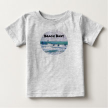 Bebê Praia Enforca 10 Surfer Baby T-Shirt
