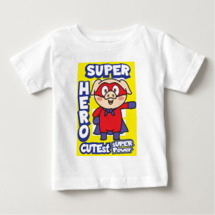 Camiseta Para Bebê Bebê super herói