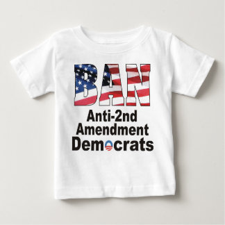 Camiseta Para Bebê Bebê T de Democratas da alteração da PROIBIÇÃO