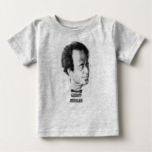 Camiseta Para Bebê Bebê T de Gustav Mahler