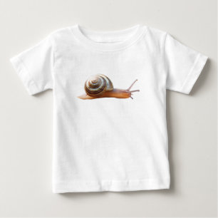 Camiseta Para Bebê Bebê T do ~ do caracol