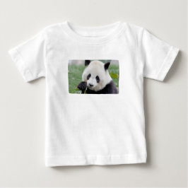 Camiseta Para Bebê Bebê T-Shirt Panda gigante fotográfica, animais 00