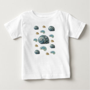 Camiseta Para Bebê Bebê T-Shirt Seashell