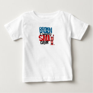 Camiseta Para Bebê Bebê Tee - "Dia Mundial do Turismo" Crayon Design