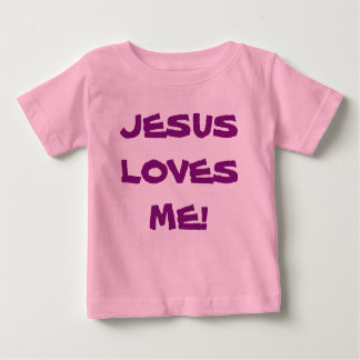 Camiseta Para Bebê Bebê Tutu Body Suit - Jesus me ama