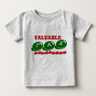 Camiseta Para Bebê Bebê valioso da dedução fiscal