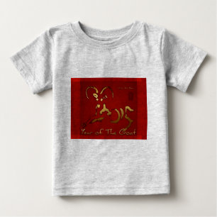 Camiseta Para Bebê Bebê vietnamiano chinês BS do ano da ram da cabra
