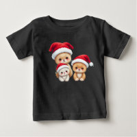 Bebês bonitos na Arte nas Maravilhas de Natal