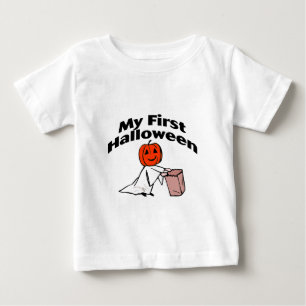 Camiseta Para Bebê Bebês o primeiro Dia das Bruxas