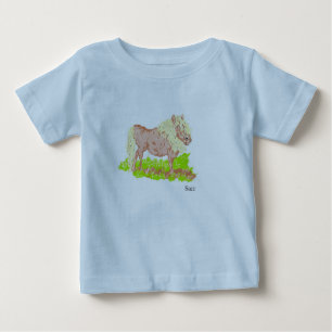Camiseta Para Bebê Bebês - Um Pôneo