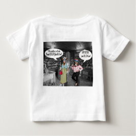 Camiseta Para Bebê bebezinho, feliz aniversário, vaca e idiota