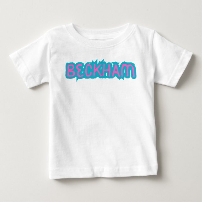 Camiseta Para Bebê Beckham Toddler Shirt (Frente)