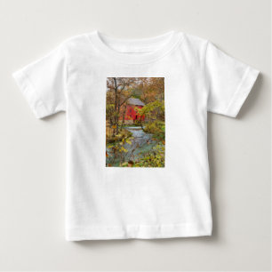 Camiseta Para Bebê Beco Através Da Floresta
