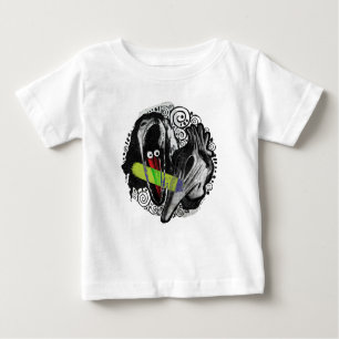 Camiseta Para Bebê Beetlesumo   Adam & Barbara Scary