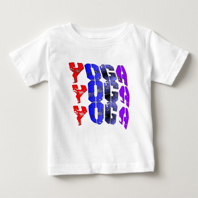 Camiseta Para Bebê Beginner Yoga (Frente)