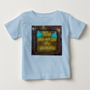 Camiseta Para Bebê Beije-me