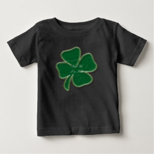 Camiseta Para Bebê Beije-me Sou Irlandês Baby T-Shirt
