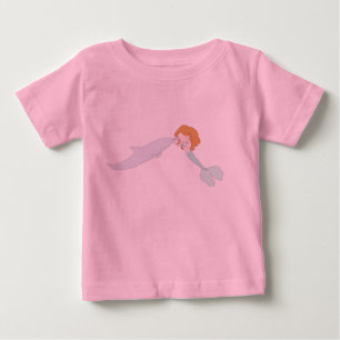 Camiseta Para Bebê Beijos da sereia